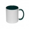 Mug intérieur vert foncé