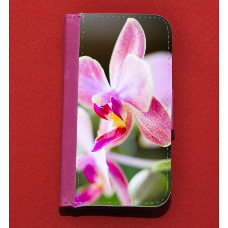 Coque portefeuille Fuchsia pour IPhone 4 / 4S