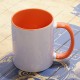 Mug intérieur orange