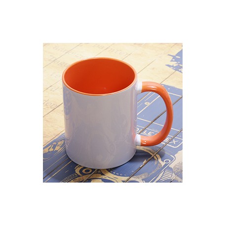 Mug intérieur orange