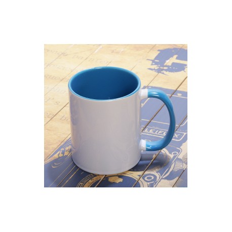 Mug intérieur bleu ciel