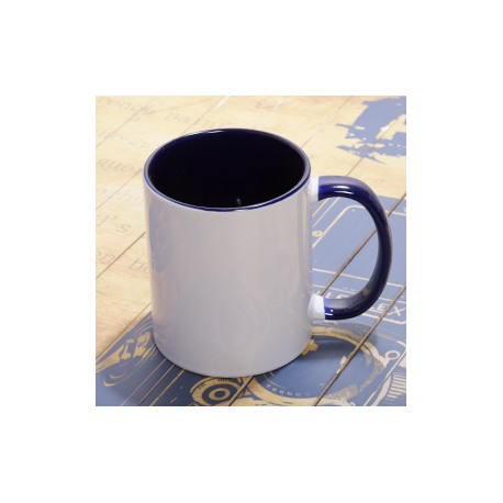 Mug intérieur bleu marine