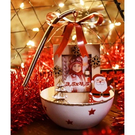 Boule de Noël "Wilson" rouge