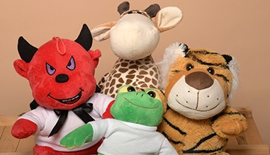 Les peluches personnalisables